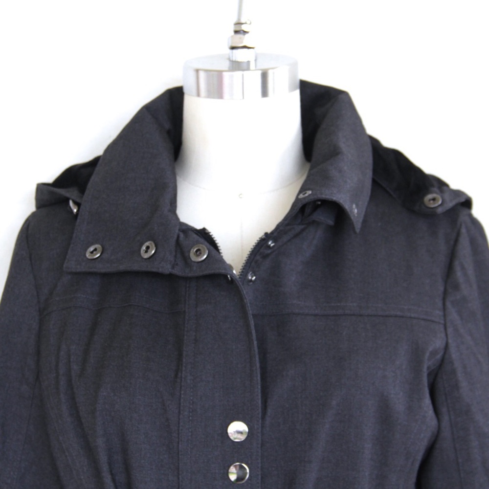 ✨HP✨ Kristen Blake Trench Coat w/ Detachable Hood - Picture 6 of 7
